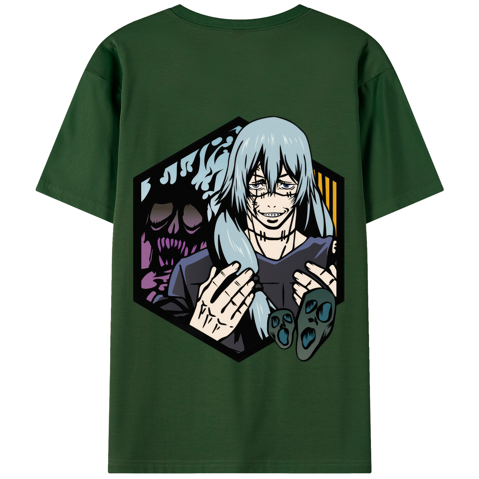 （画像用） 呪術廻戦 Jujutsu Kaisen 綿100％半袖Tシャツ（背面プリント）
